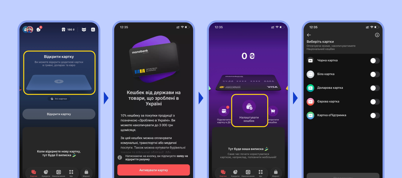 Кешбек 1 етап